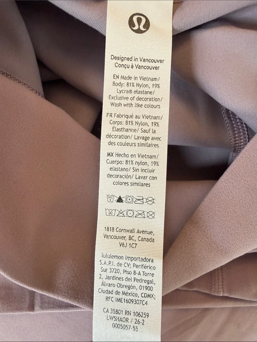 NWT Lululemon Groove Nulu High-Rise Flared Pant Sz 8 Regular Lotus Lavender